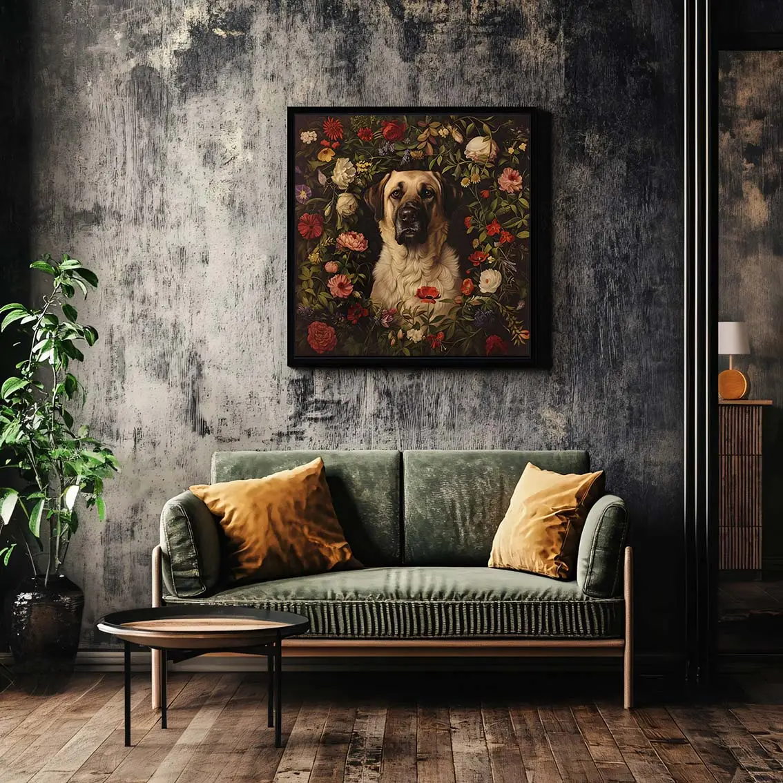 Framed Kangal Shepard portrait prints – Dog wall art and decor from The Garden Menagerie